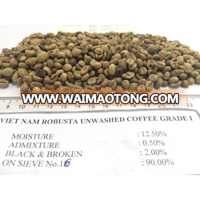 robusta green coffee for importers